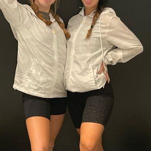 Spenga white windbreaker